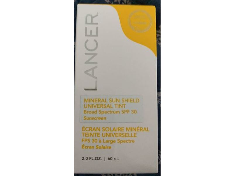 Lancer Mineral Sun Shield Universal Tint Sunscreen, SPF 30, 2 fl oz/60 mL