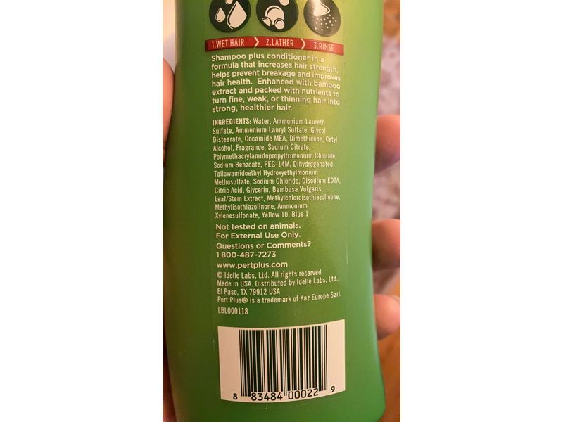 Pert Strengthening 2 in 1 Shampoo and Conditioner, 81 fl oz/2400 mL, Pak Of 6