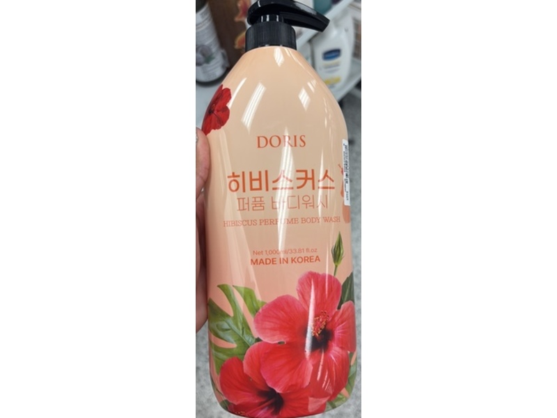 Doris Body Wash, Hibiscus Perfume, 33.81 fl oz/1000 mL