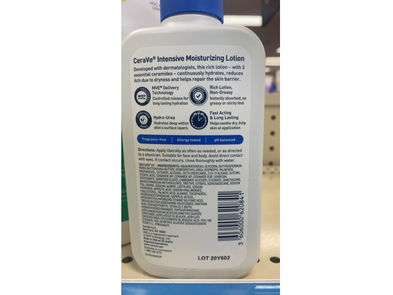 CeraVe Intensive Moisturizing Lotion, 8 fl oz/237 mL
