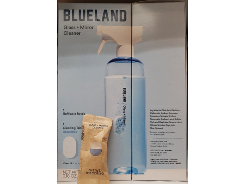 Blueland Glass + Mirror Cleaner, 0.18 oz/5.2 g