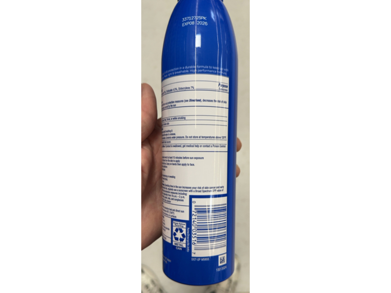 Coppertone Sport 4 In 1 Performance Sunscreen Spray, SPF 30, 8.3 oz/235 g