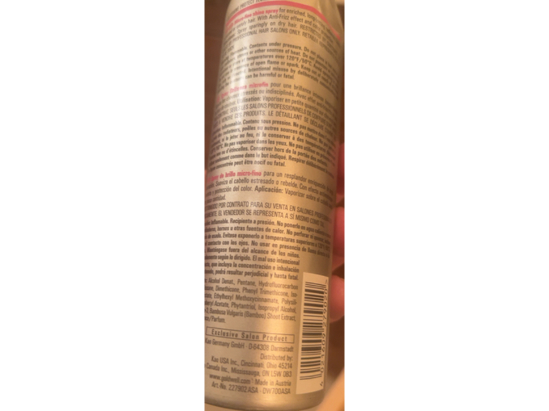 Goldwell Style Sign Diamond Gloss Shine Spray, 4.1 fl oz/117 g