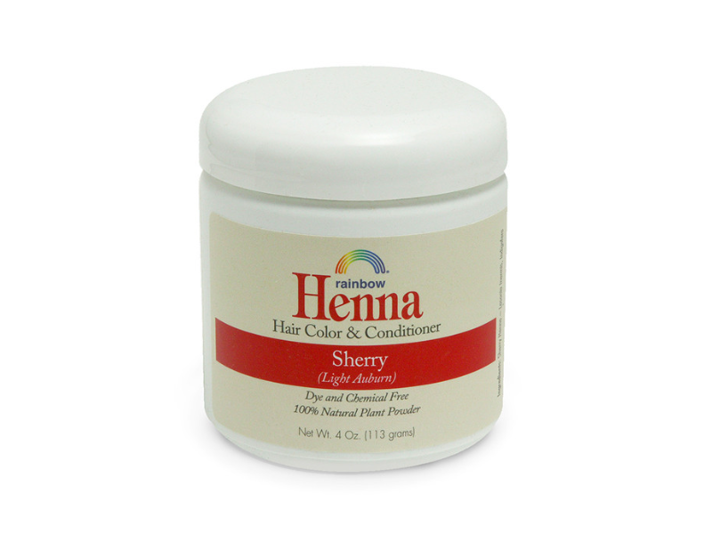 Rainbow Henna Hair Color & Conditioner, Sherry (Light Auburn), 4 oz/113 g