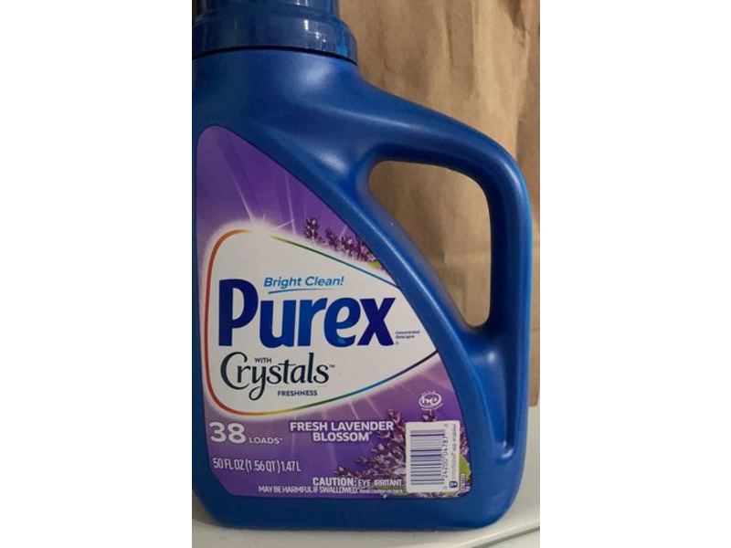 Purex Ultra Laundry Detergent, Fresh Lavender Blossom, 38 Loads, 50 fl oz/1.47 L