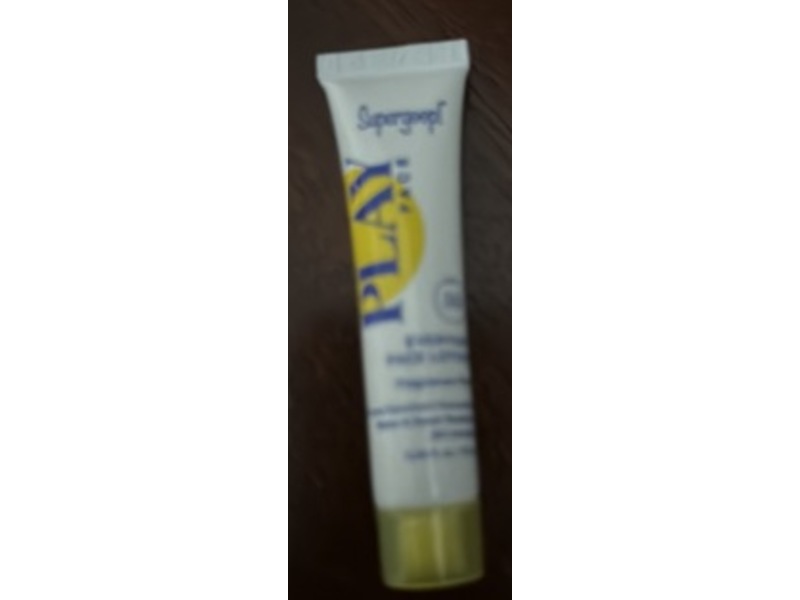 Supergoop! Play Face Lotion, SPF 50, 0.34 fl oz/10 mL