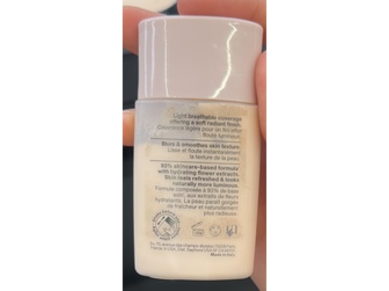 Sephora Reveal The Real Soft Radiant Skin Tint, 100N Fair, 1.01 fl oz/30 mL