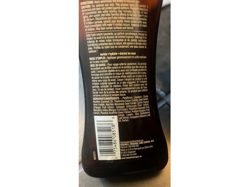 Hawaiian Tropic Dark Tanning Oil, Coconut Oil, 240 mL