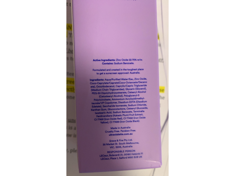 Ultra Violette Lean Screen Mineral Mattifying Skinscreen, SPF 50+, 2.53 fl oz/75 mL