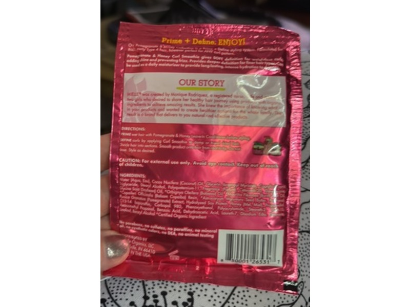 Mielle Curl Smoothie, Pomegranate & Honey, 1.75 fl oz/52 mL