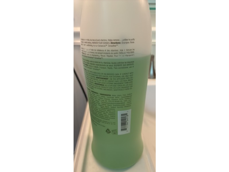 Rusk Sensories Purify Shampoo, Cucurbita + Tea Tree Oil, 35 fl oz/1 L