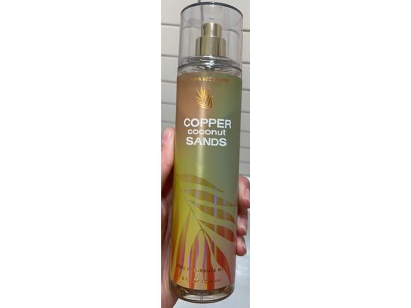 Bath And Body Works Fine Fragrance Mist, Copper Coconut Sands, 8 fl oz/236 mL