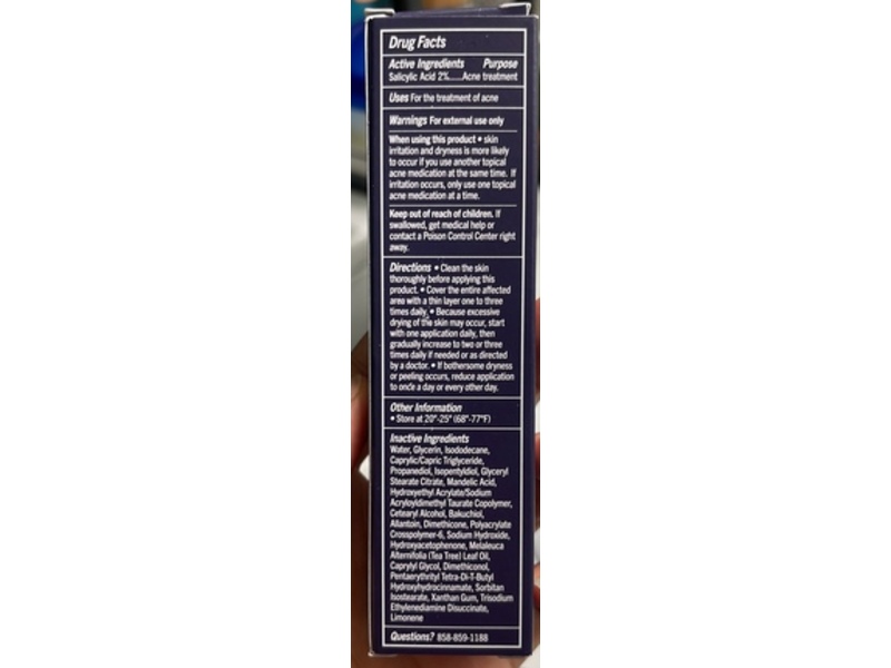 Curology Acne-Clearing Gel Serum, Salicylic Acid, 0.68 fl oz/20 mL