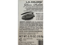 L.A. Colors 18 Color Eyeshadow Palette, Downtown Brown, 0.70 oz/19.8 g - thumbnail 3