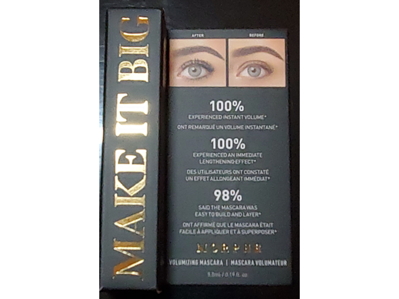 Morphe Make It Big Volumizing Mascara, 0.26 fl oz/8 mL