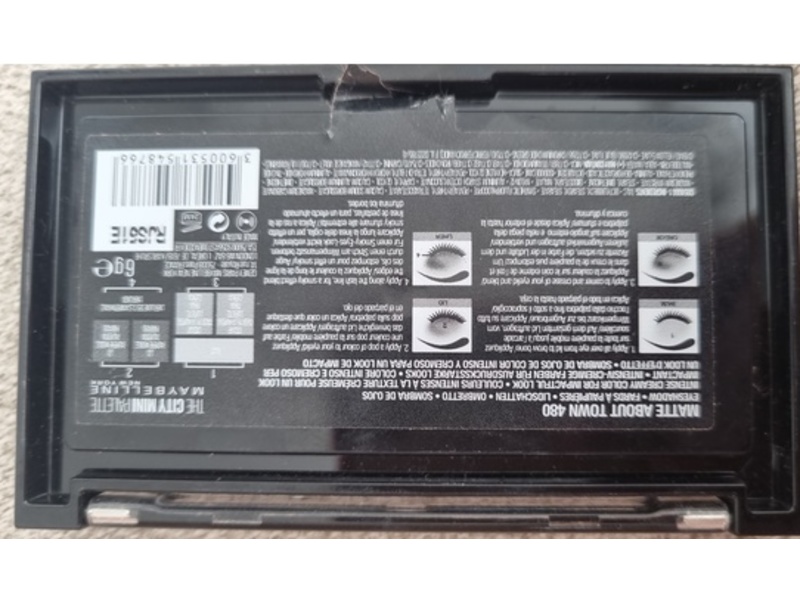 Maybelline New York The City Mini Eyeshadow Palette, 480 Matte About Town, 6 g