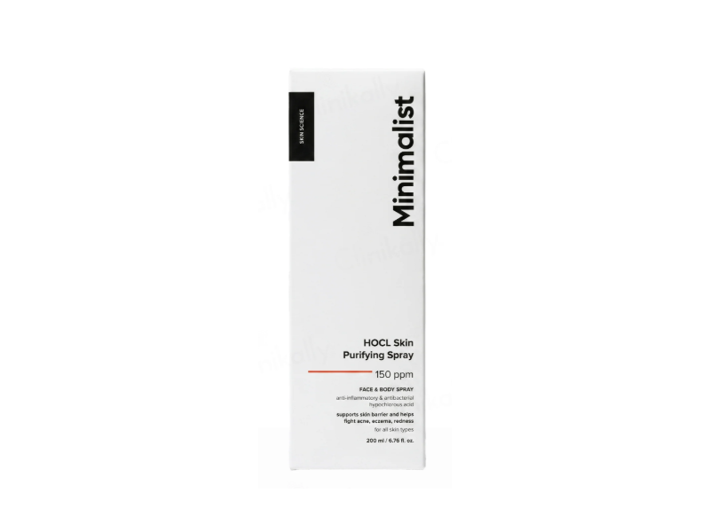 Minimalist HOCL Skin Purifying Spray, Hypochlorous Acid, 6.76 fl oz/200 mL