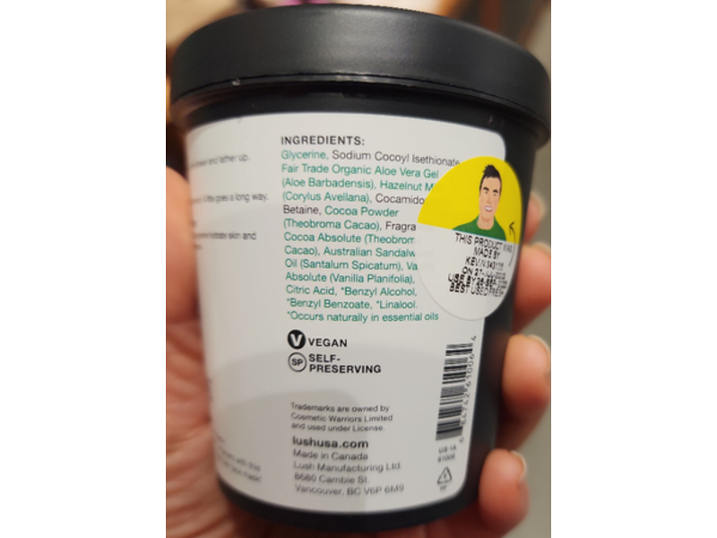 Lush Body Wash, Posh Chocolate, 7.9 oz/225 g