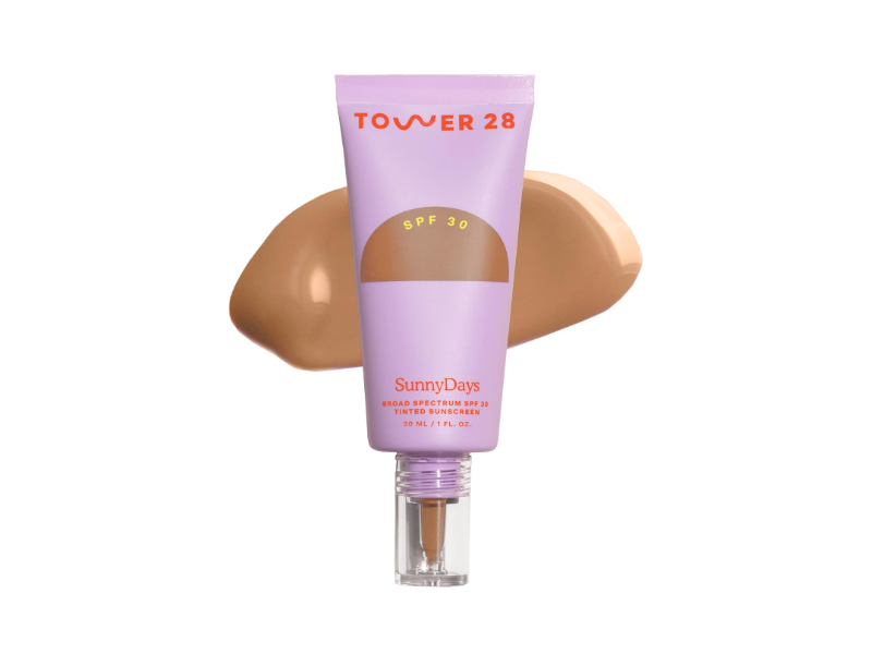 Tower 28 Beauty SunnyDays Tinted Sunscreen Foundation, SPF 30, 35 Point Dume, 1 fl oz/30 mL