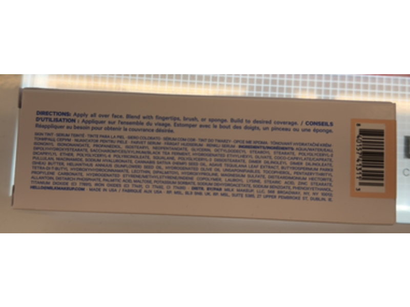 MilkMakeup Hydro Grip Gel Tint 1, 1.18 fl oz/ 35 mL