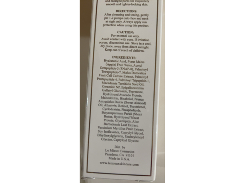 Le Mieux Refine & Correct Retinol Serum, 1 fl oz/30 mL