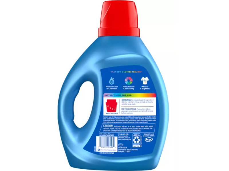 Persil Proclean Liquid Laundry Detergent, Original, 64 Loads, 100 fl oz/2.95 L