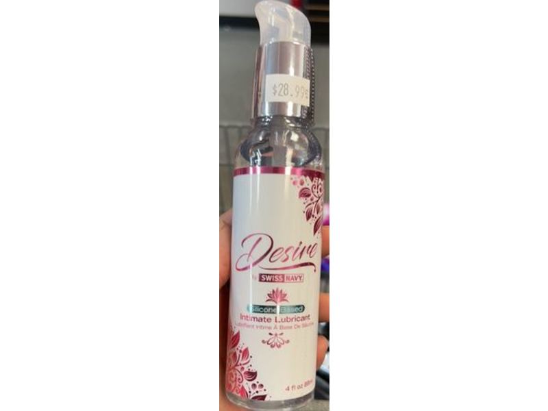 Swiss Navy Desire Intimate Lubricant, Silicone Based, 4 fl oz