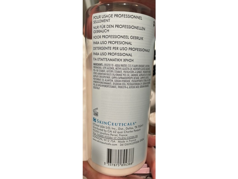 Skin Ceuticals Gentle Cleanser Cream, 23.6 fl oz/700 mL