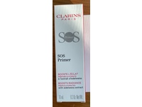 Clarins Paris Boosts Radiance SOS Primer, White, 0.3 oz/10 mL - Image 3