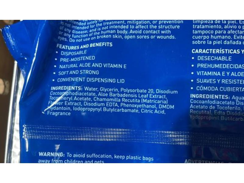 Mckesson Staydry Disposable Washcloths, Aloe & Vitamin E, 100 Count