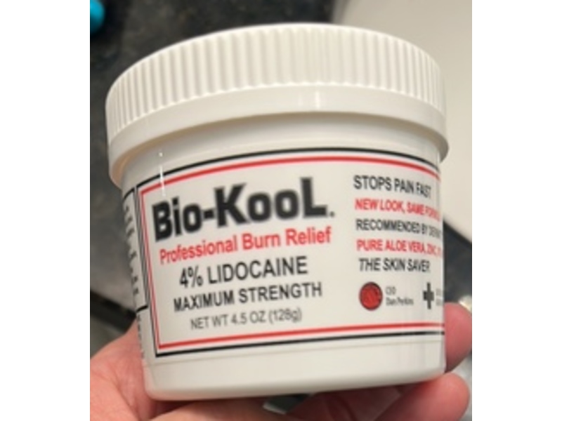 Bio-KooL 4% Lidocaine Burn Relief, Maximum Strength, 4.5 oz/128 g