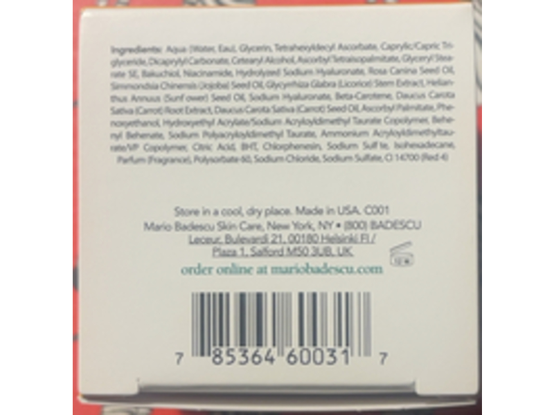 Mario Badescu Vitamin C Cream, 1 oz/28 g