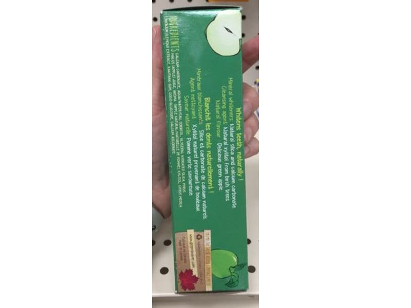 Green Beaver Natural Toothpaste, Green Apple, 2.5 fl oz/75 mL