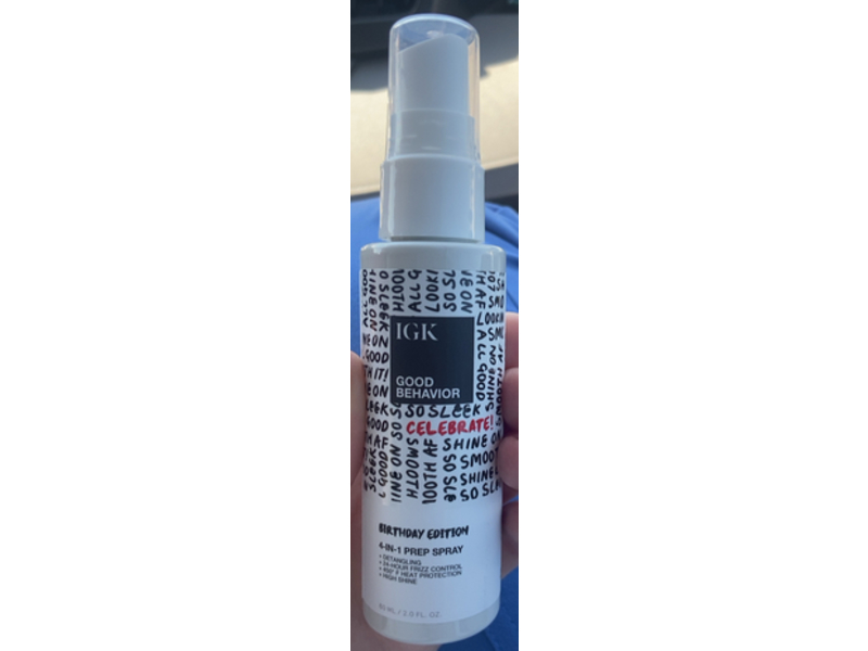 Igk Good Behavior Birthday Edition 4 - In - 1 Prep Spray, Celebrate, 2.0 fl oz/60 mL