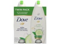 Dove Refresh Body Wash Twin Pack, Cucumber & Green Tea, 22 fl oz/650 mL - thumbnail 1