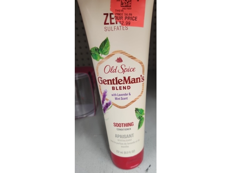 Old Spice Gentleman's Blend Soothing Conditioner, Lavender & Mint Scent, 8.0 fl oz/237 mL