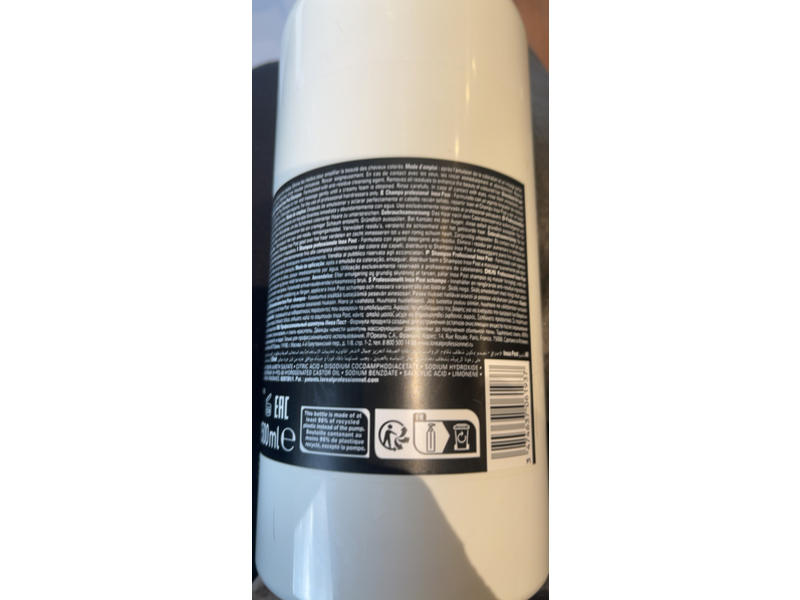 L'Oreal Professional Paris Anti Residue Cleansing Shampoo, Inoa Post, 50.7 fl oz/1500 mL