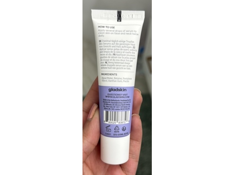 Gladskin Daily Hydrator Simple Serum, 1.01 fl oz/30 mL