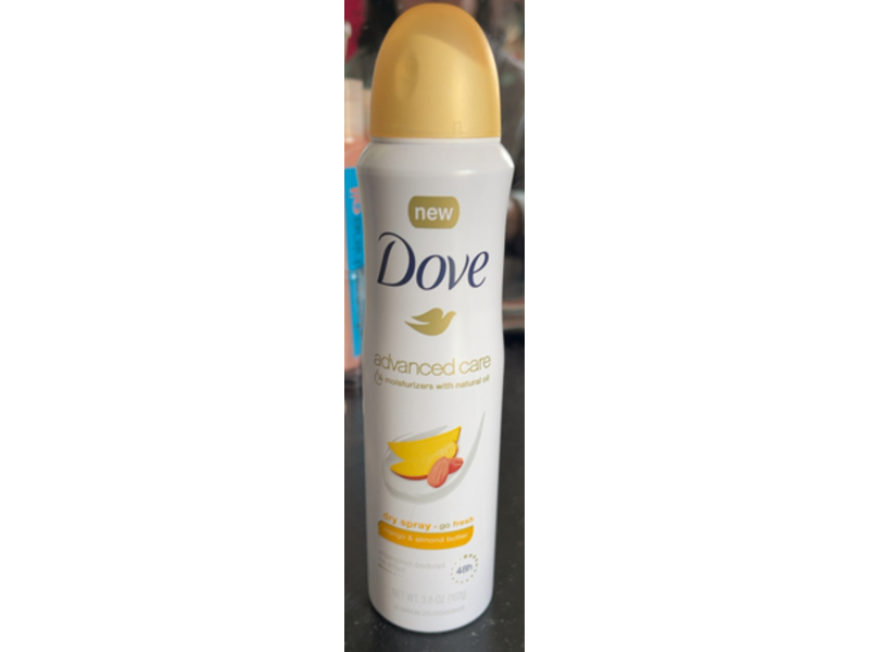 Dove Advanced Care Antiperspirant Deodorant, Mango & Almond Butter, 3.8 oz/107 g