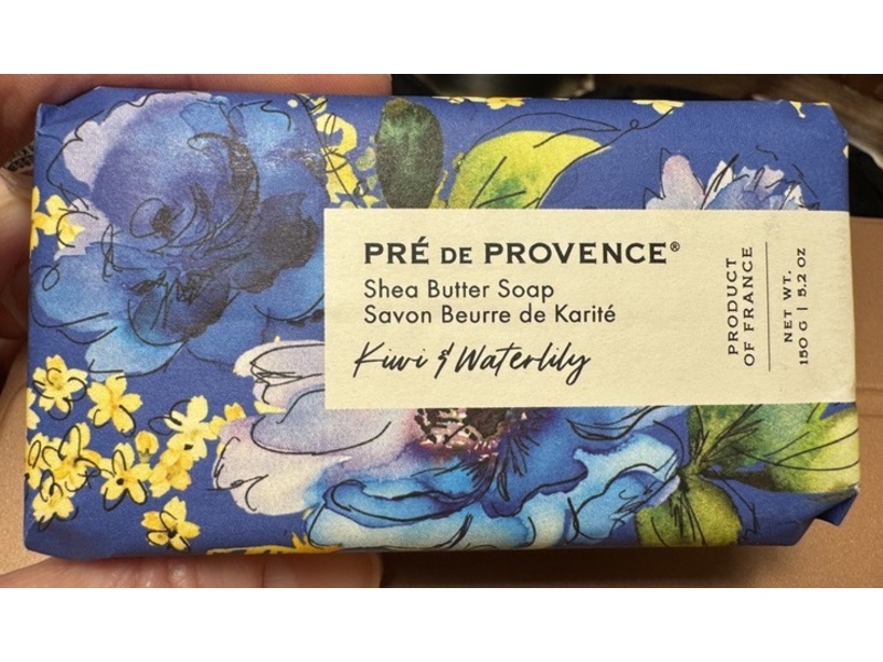 Pre De Provence Shea Butter Soap, Kiwi & Water Lily, 5.2 oz/150 g