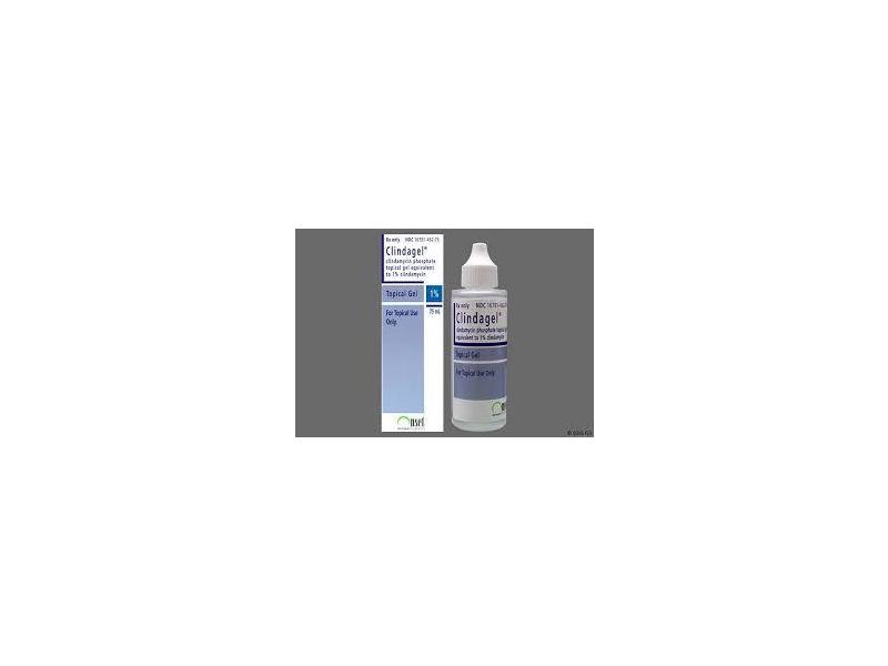 Clindagel (clindamycin phosphate) Topical Gel 1%, 75 ml Ortho ...