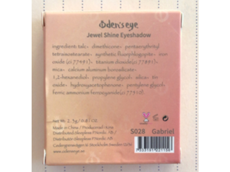 Oden's Eye Jewel Shine Eyeshadow, Gabriel, 0.81 oz/2.3 g