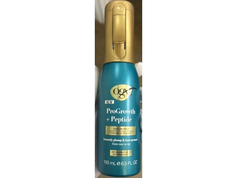 OGX ProGrowth + Peptide Serum Mist, 6.5 fl oz/193 mL