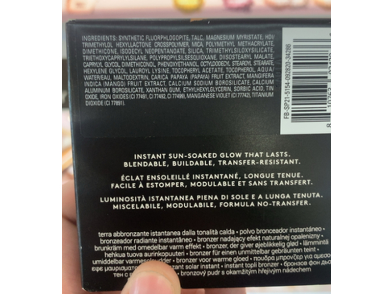 Fenty Beauty By Rihanna Sun Stalk'r Instant Warmth Bronzer, Shady Biz, 0.22 oz/6.23 g