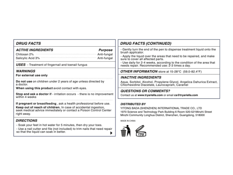 Ariella Nail Repair Pen, 0.41 fl oz/12 mL, 4 Count