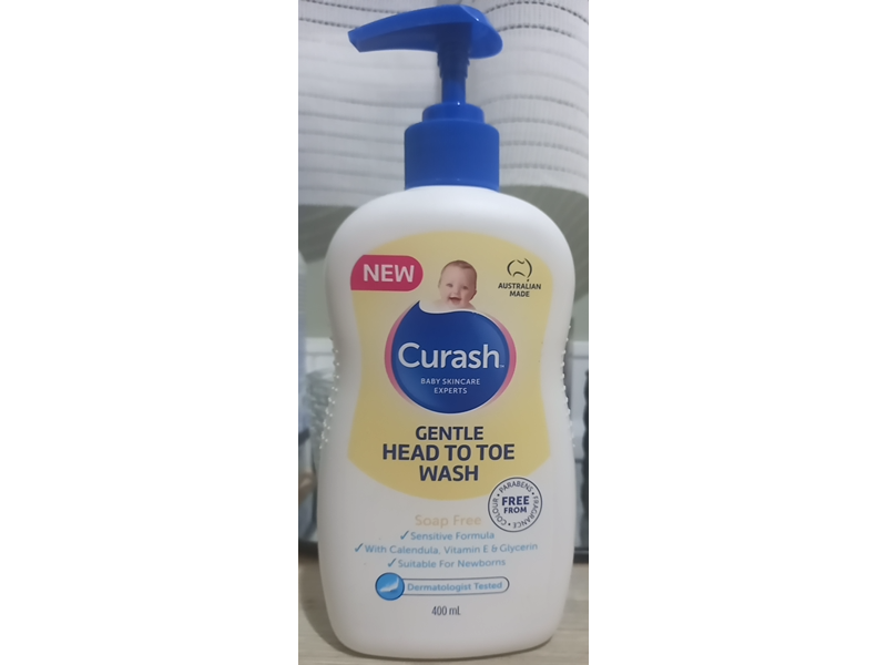 Curash Baby Skincare experts Gentle Head To Toe Wash, 400 mL