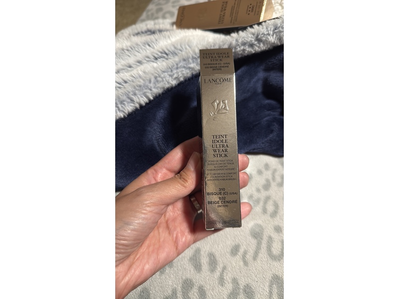 Lancome Paris Teint Idole Ultra Wear Foundation Stick, 310 Bisque (C) - 032 Beige Cendre, 0.83 oz/9.5 g