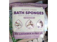 Scrubzz Soap & Shampoo Infused Bath Sponges, Lavender Scent, 25 Count, Pack Of 2 - thumbnail 2