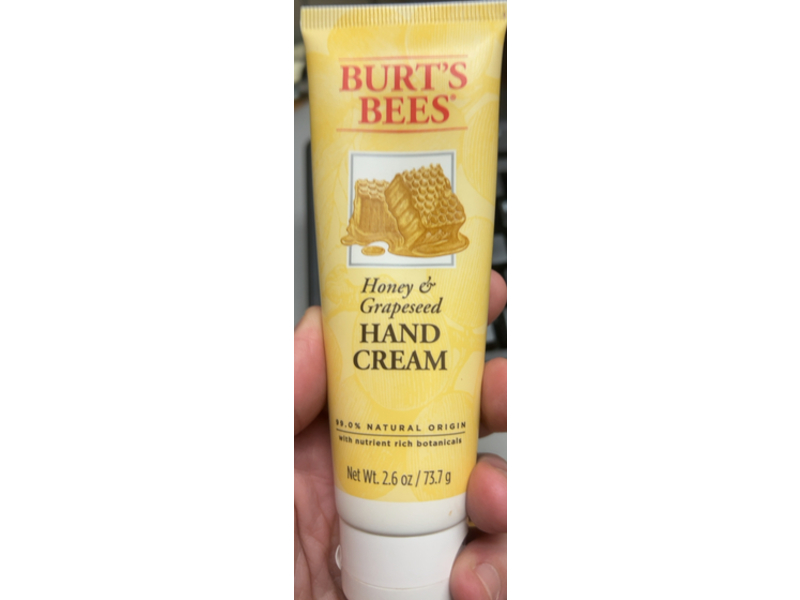 Burt's Bees Hand Cream, Honey & Grapeseed, 2.6 oz/73.7 g