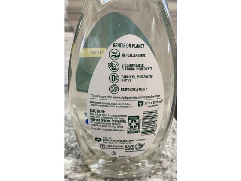 Palmolive Ultra Pure + Clear Liquid Dish Soap, Fragrance Free, 32.5 fl oz/961 mL